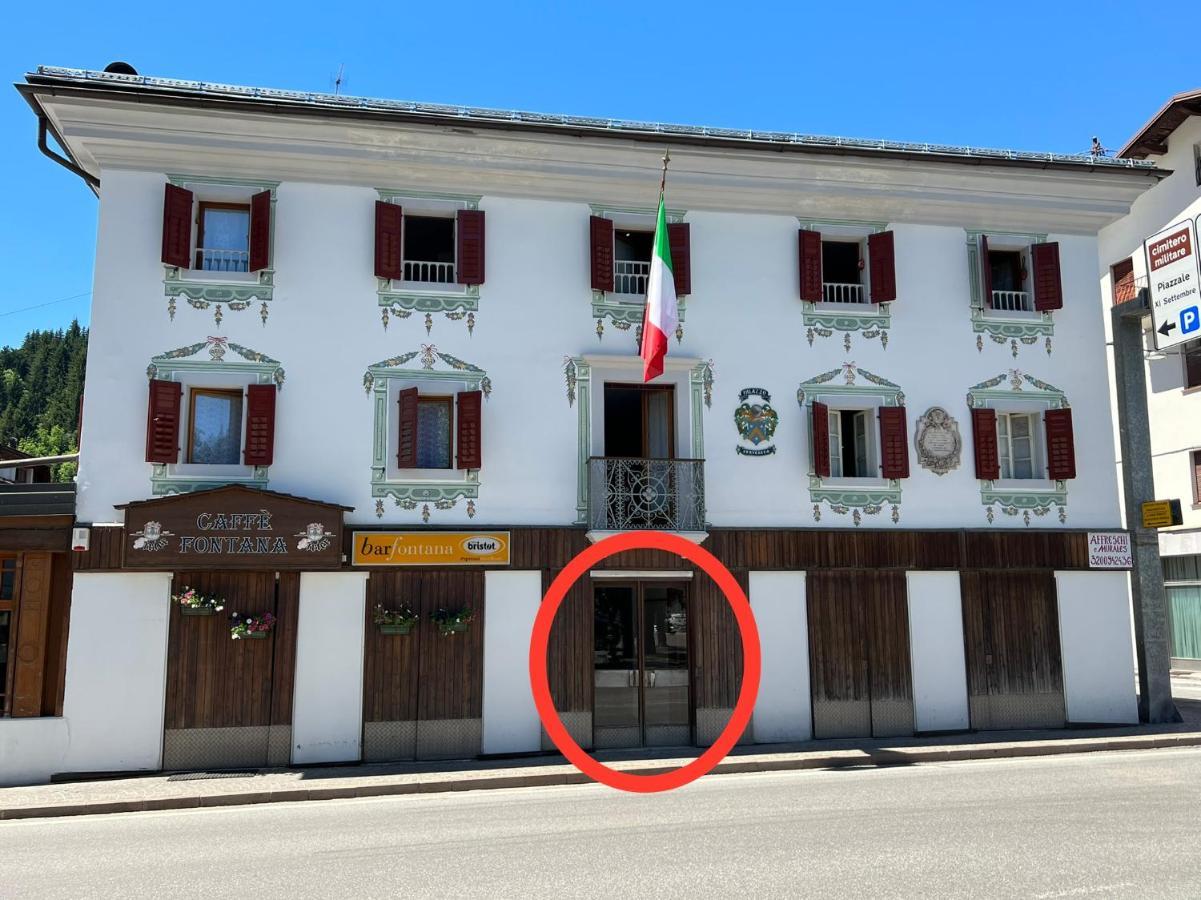 Hotel Palazzo Cervesato: Camera Regina Margherita Santo Stefano Di Cadore Esterno foto